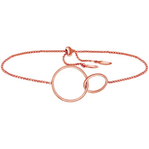 Bracelet OBAL Rosé Acier inoxydable doré à l'or fin rosé