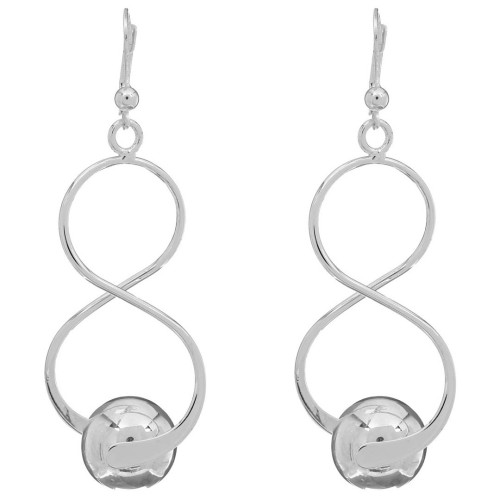 Boucles d'oreilles BYZANCE Argent Laiton argenté à l'argent fin