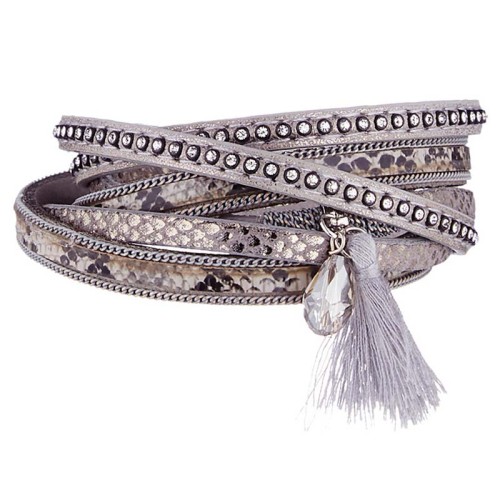 BRACELET - INDIANA GRIS