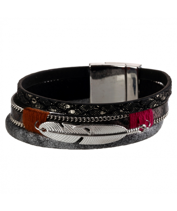 BRACELET - PASACHOA GRIS NOIR