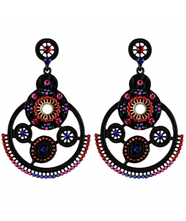 BOUCLES D'OREILLES - ZIKOS FUSHIA