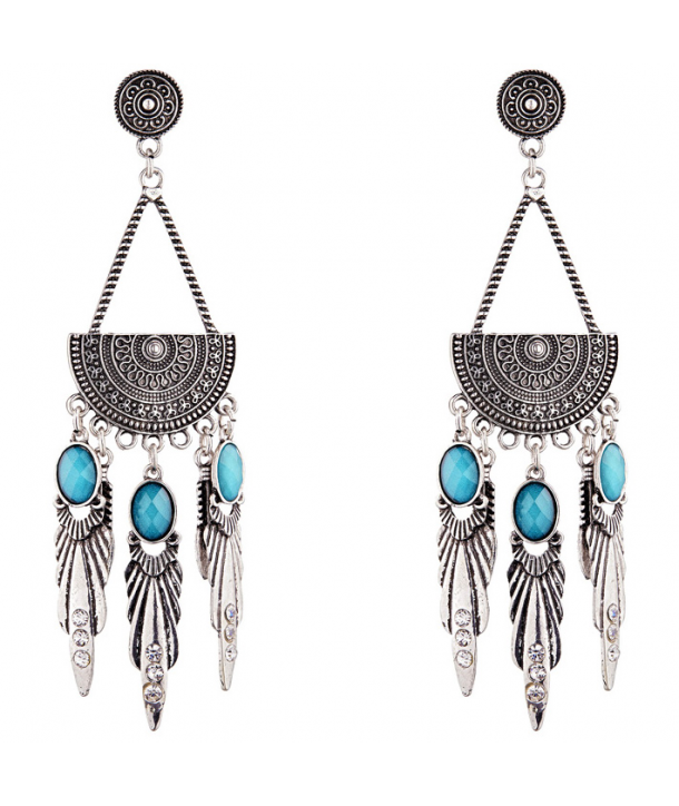 BOUCLES D'OREILLES - NOCHEROS BLUE