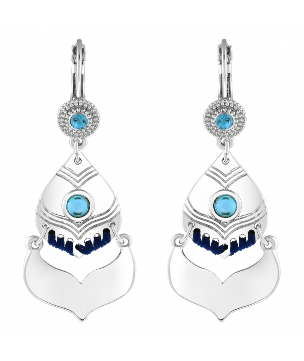 BOUCLES D'OREILLES - TAMBOR BLUE