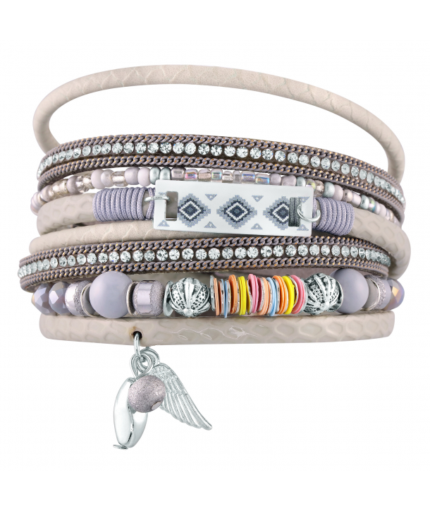 BRACELET - DOBLE VANILHAS GREY