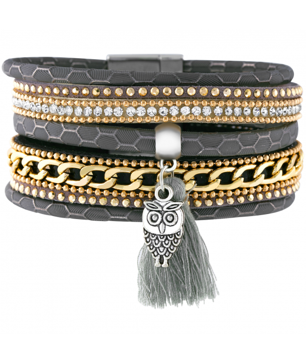 BRACELET-NIGHT OWL GREY