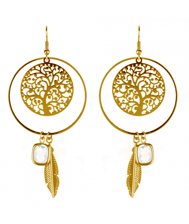 BOUCLE D'OREILLE - TUPAO GOLD