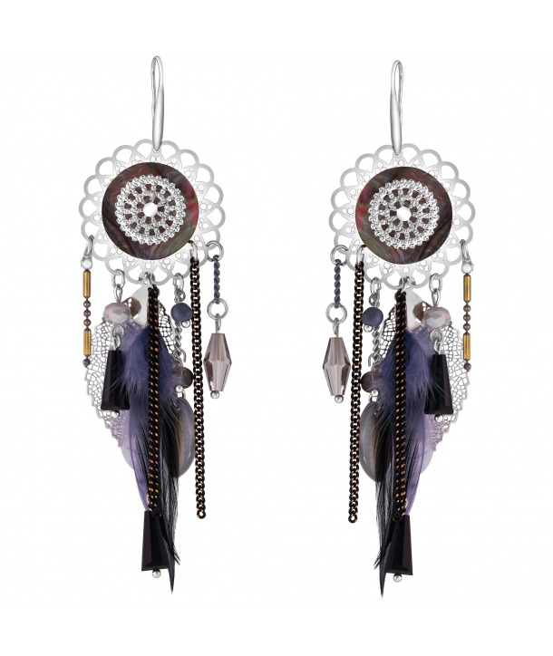 BOUCLES D'OREILLES - ROLDANES NOCHE