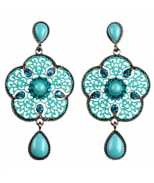 BOUCLES D'OREILLES - PAKO EMERALD