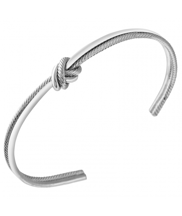 BRACELET - SILVER ROPE