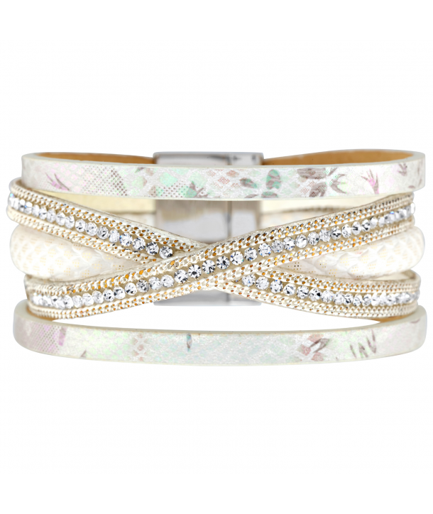 BRACELET - CRUZADO BLANCO