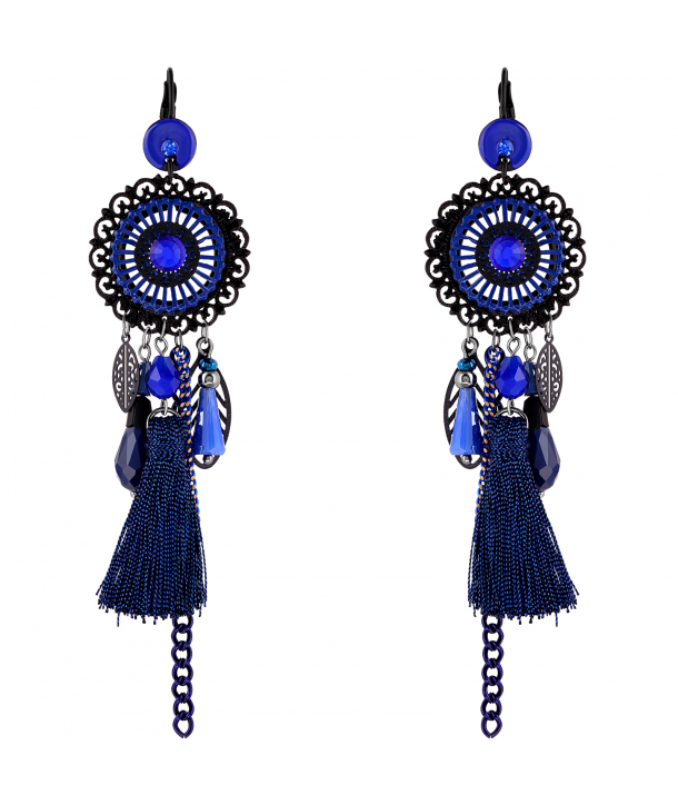 BOUCLES D'OREILLES - MATRUCHA NIGHT BLUE