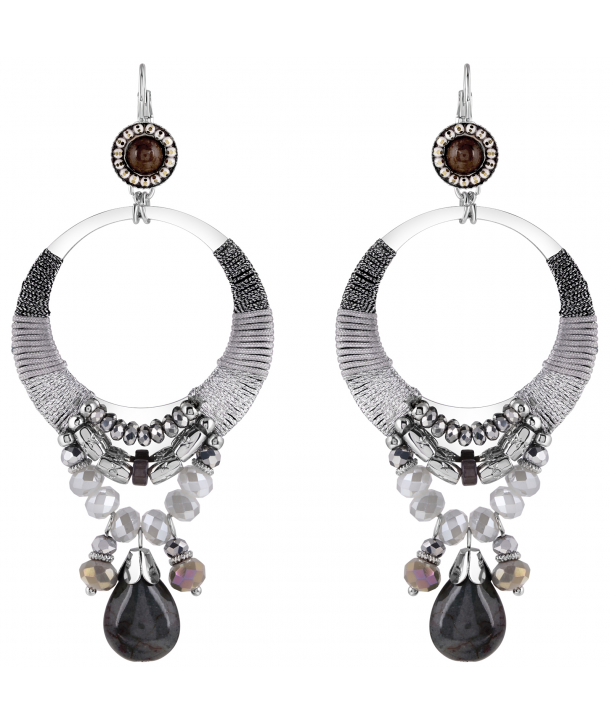 BOUCLES D'OREILLES - VALADORA SILVER