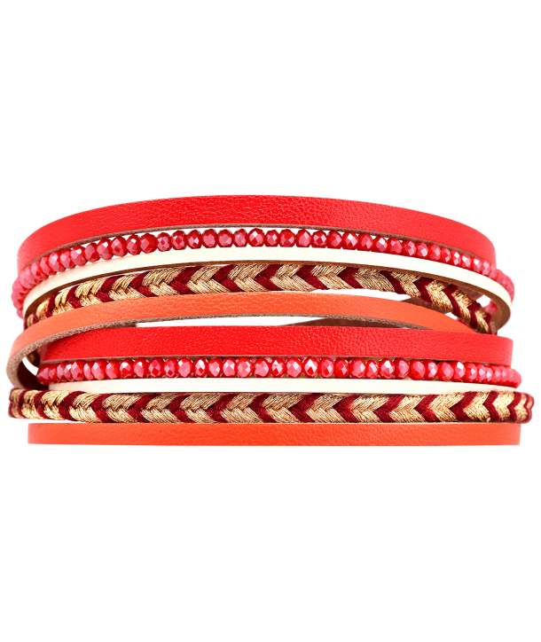 BRACELET - FERNANDO DORADA ROJA