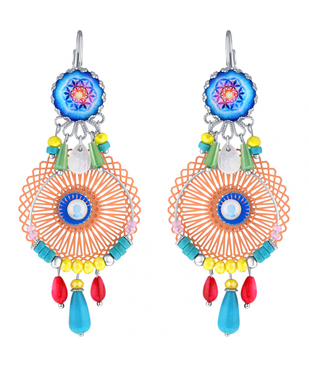 BOUCLES D'OREILLES - BIMBA COLOR SILVER