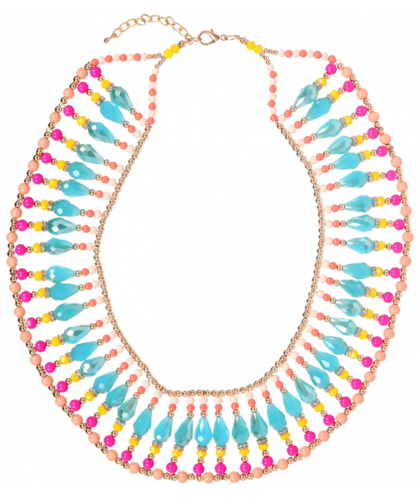 COLLIER - MASSAI DORADA COLOR