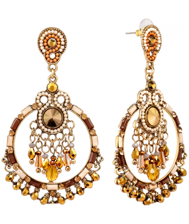 BOUCLES D'OREILLES - OLIVEAS TOPAZ